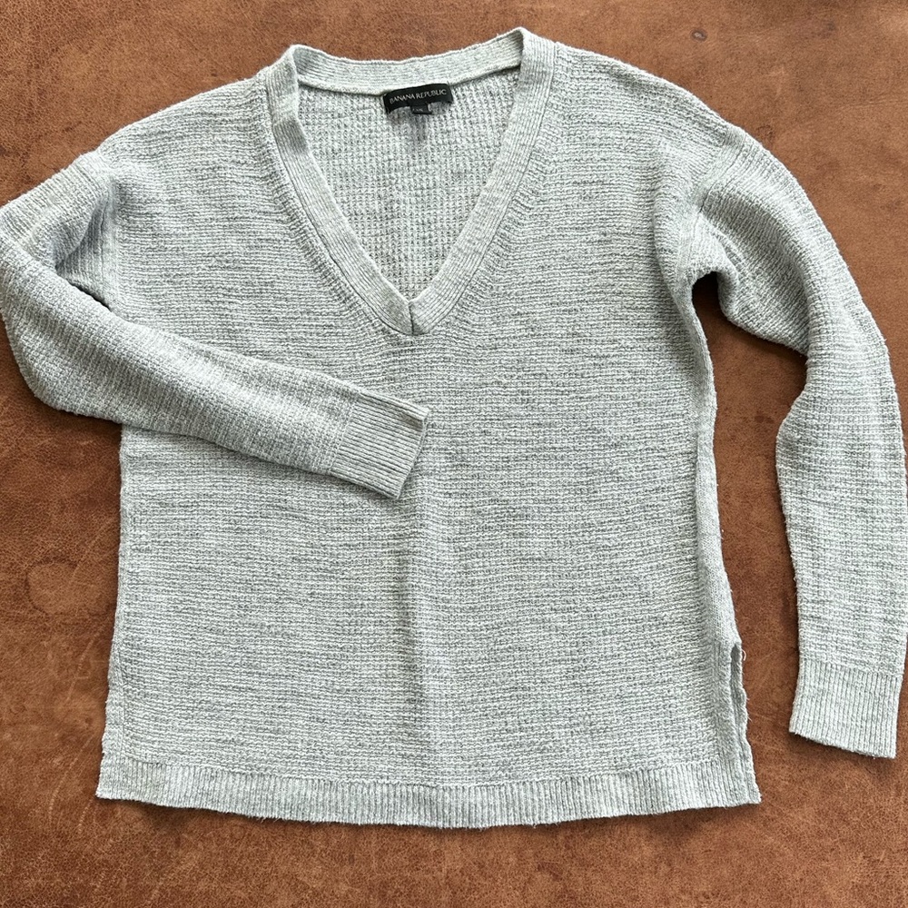 Banana Republic Sweater, Light Gray, Women's XS